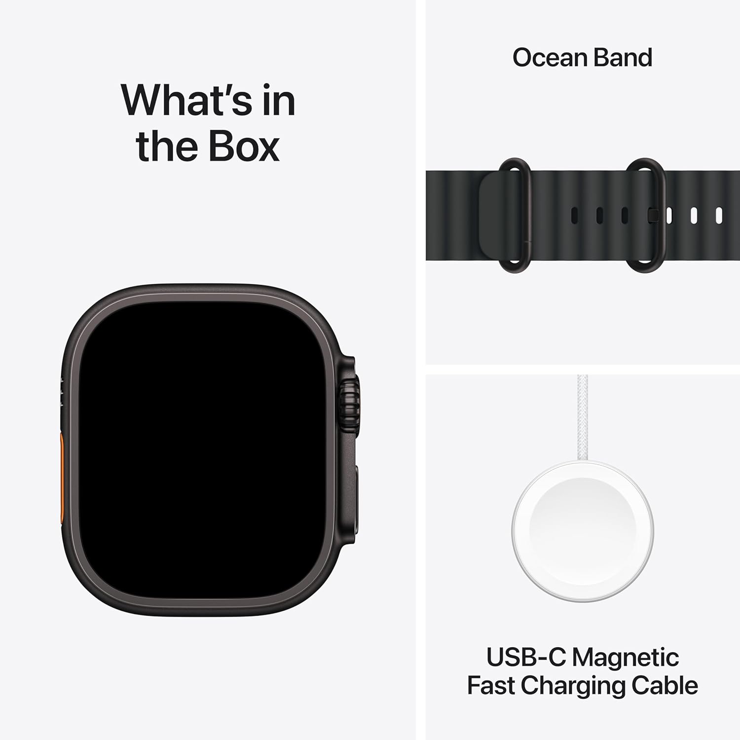 Apple Watch Ultra 3 GPS + Cellular 49mm Black Titanium with Black Ocean Band